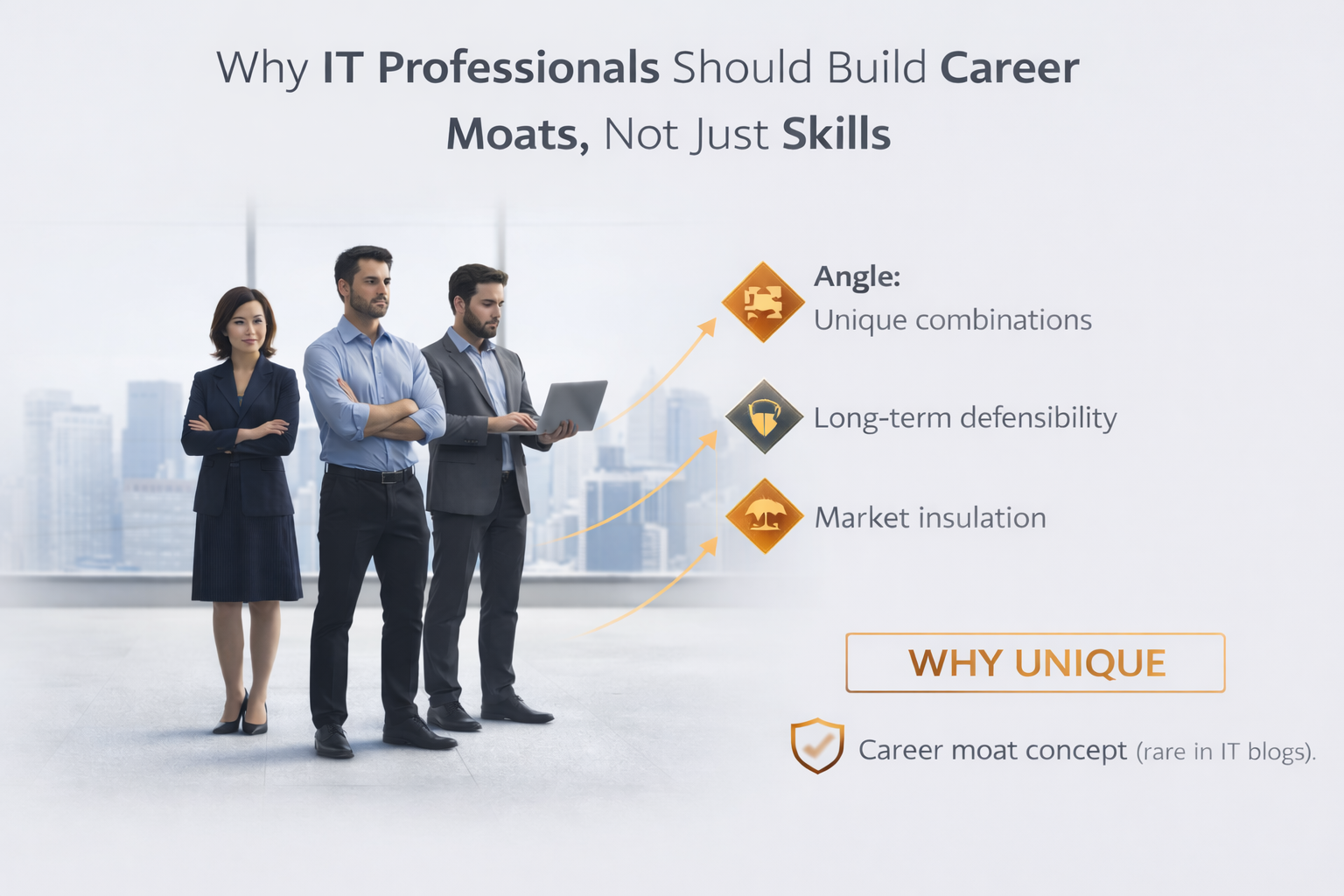 Why IT professionals should build career moats instead of relying only on technical skills