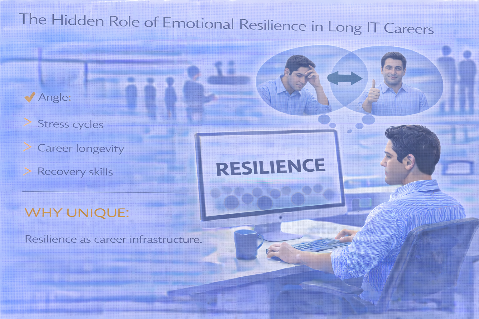 Emotional resilience supporting long IT careers