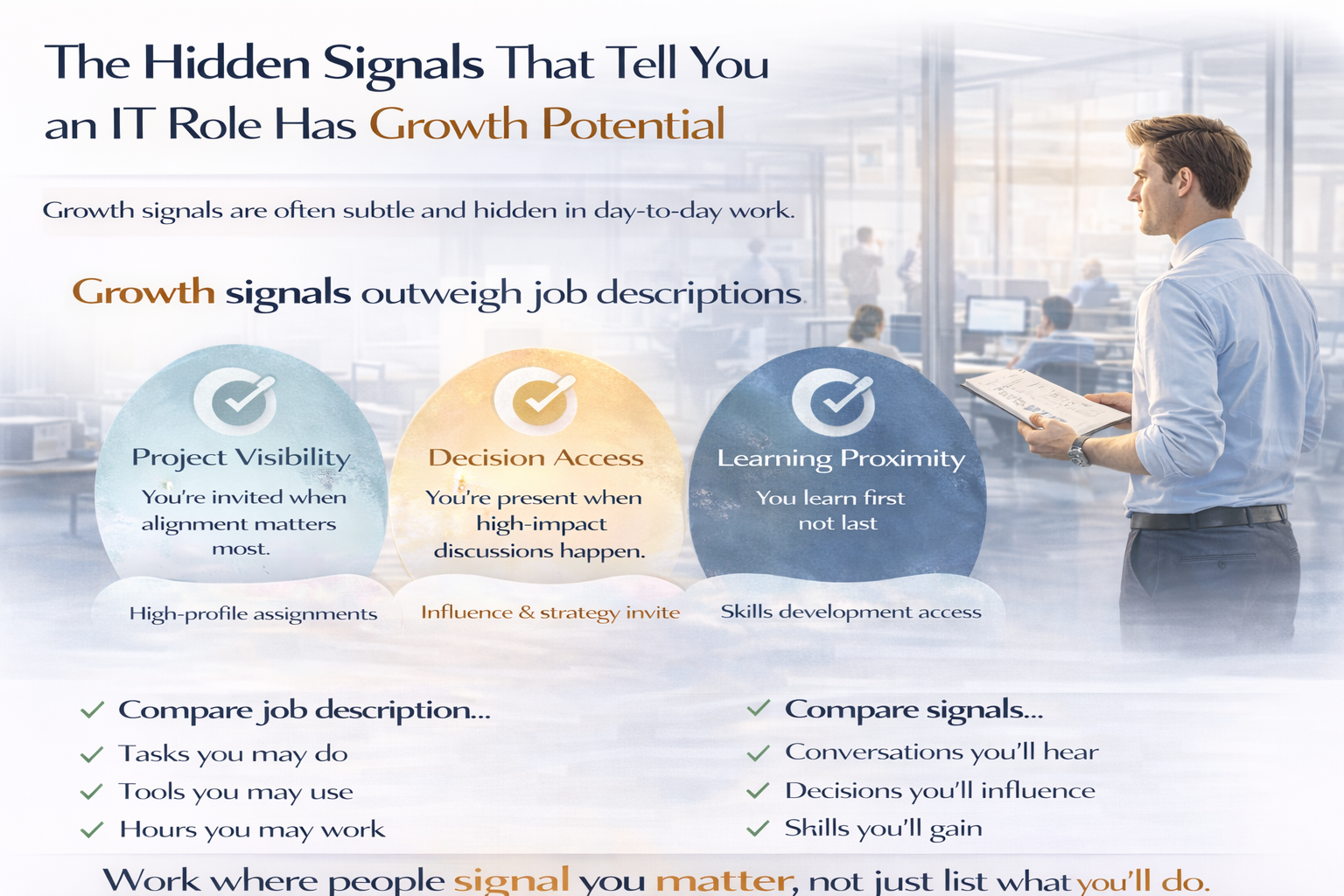 The hidden signals that tell you an IT role has growth potential