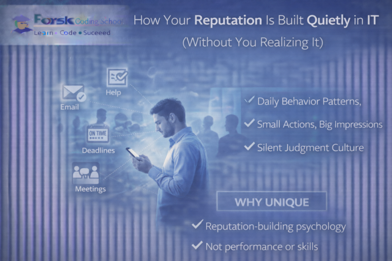 IT professional building reputation through consistent daily behavior and trust