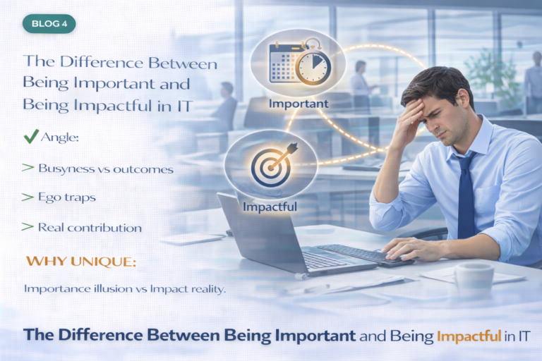 The difference between being important and being impactful in IT