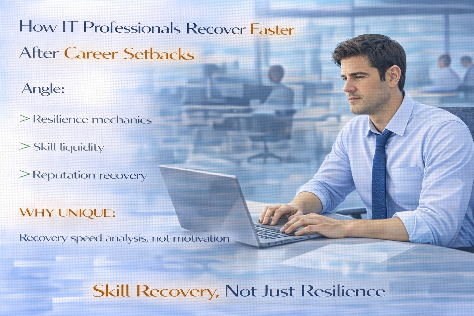 How IT professionals recover faster after career setbacks
