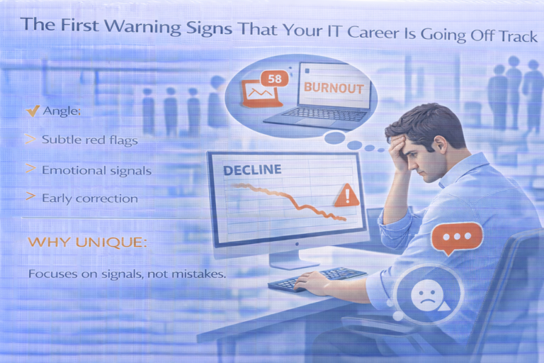 Subtle signs that your IT career is going off track