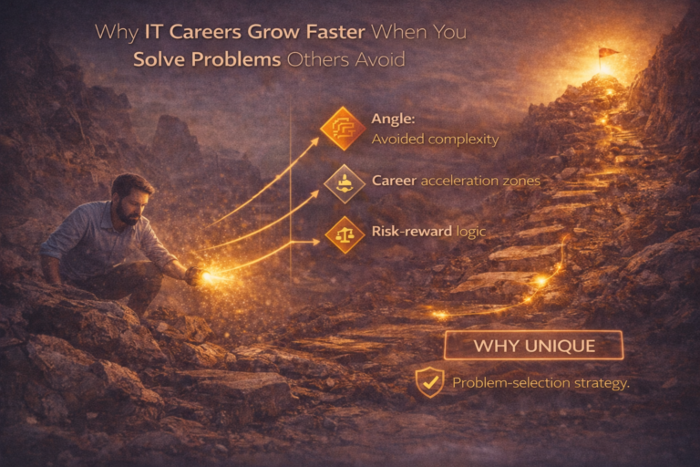 Why IT careers grow faster when professionals solve complex problems others avoid