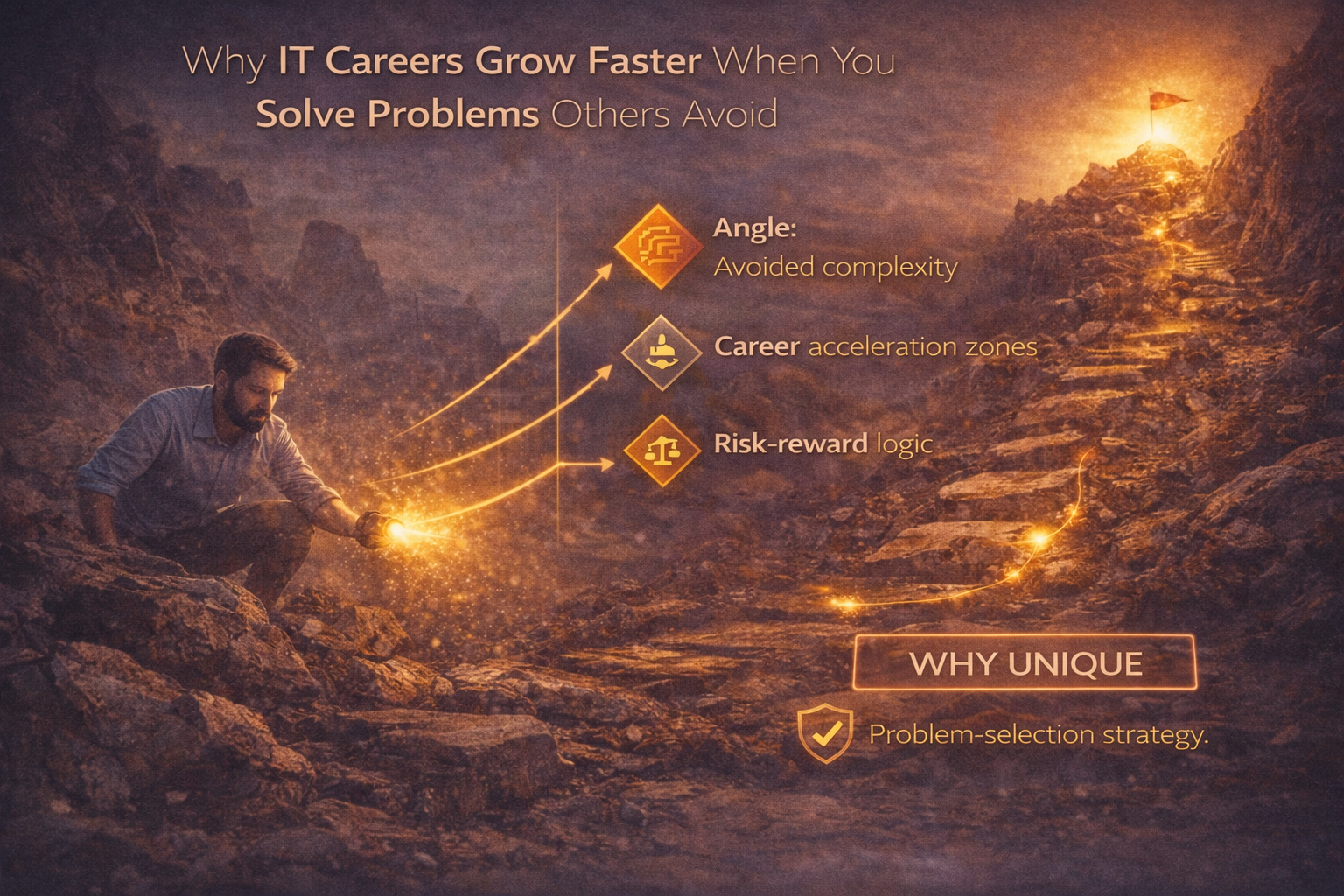 Why IT careers grow faster when professionals solve complex problems others avoid