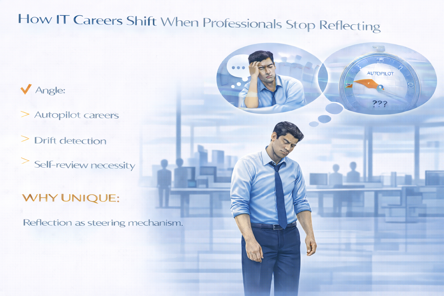 How lack of reflection causes IT career drift