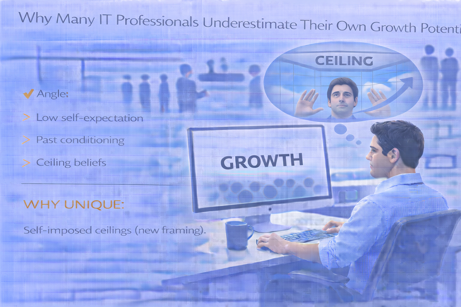 : IT professionals underestimating their growth potential due to self imposed ceilings