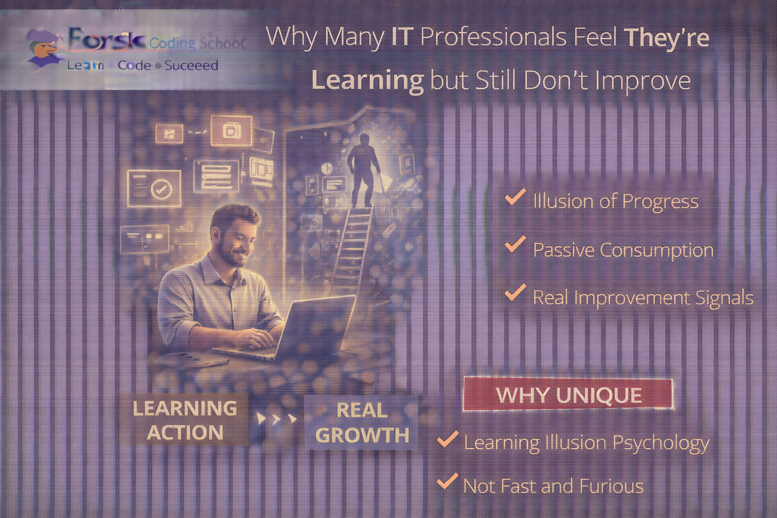 Why many IT professionals feel they are learning but still do not improve