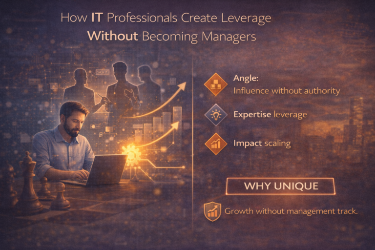 How IT professionals create leverage and influence without becoming managers