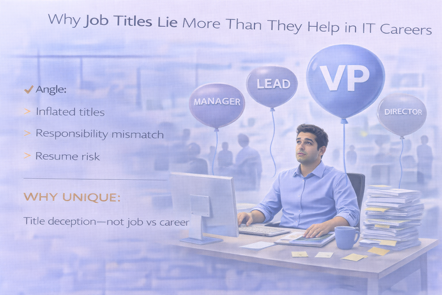Why job titles often lie more than they help in IT career growth
