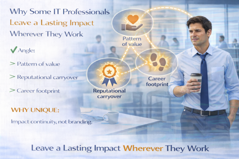 Why some IT professionals leave a lasting impact wherever they work