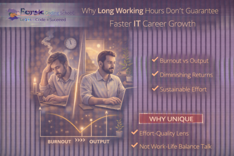 Why long working hours don’t guarantee faster IT career growth