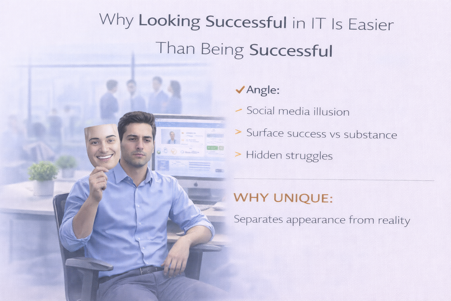 Why looking successful in IT is easier than building real long-term career success