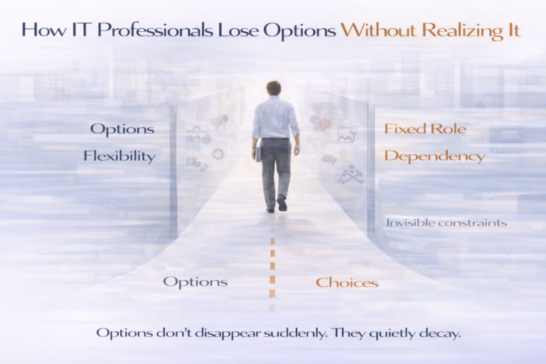 How IT professionals lose options without realizing it