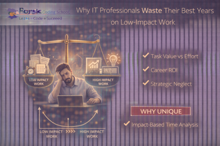 Why IT professionals waste their best years on low-impact work