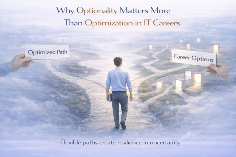 Why optionality matters more than optimization in IT careers
