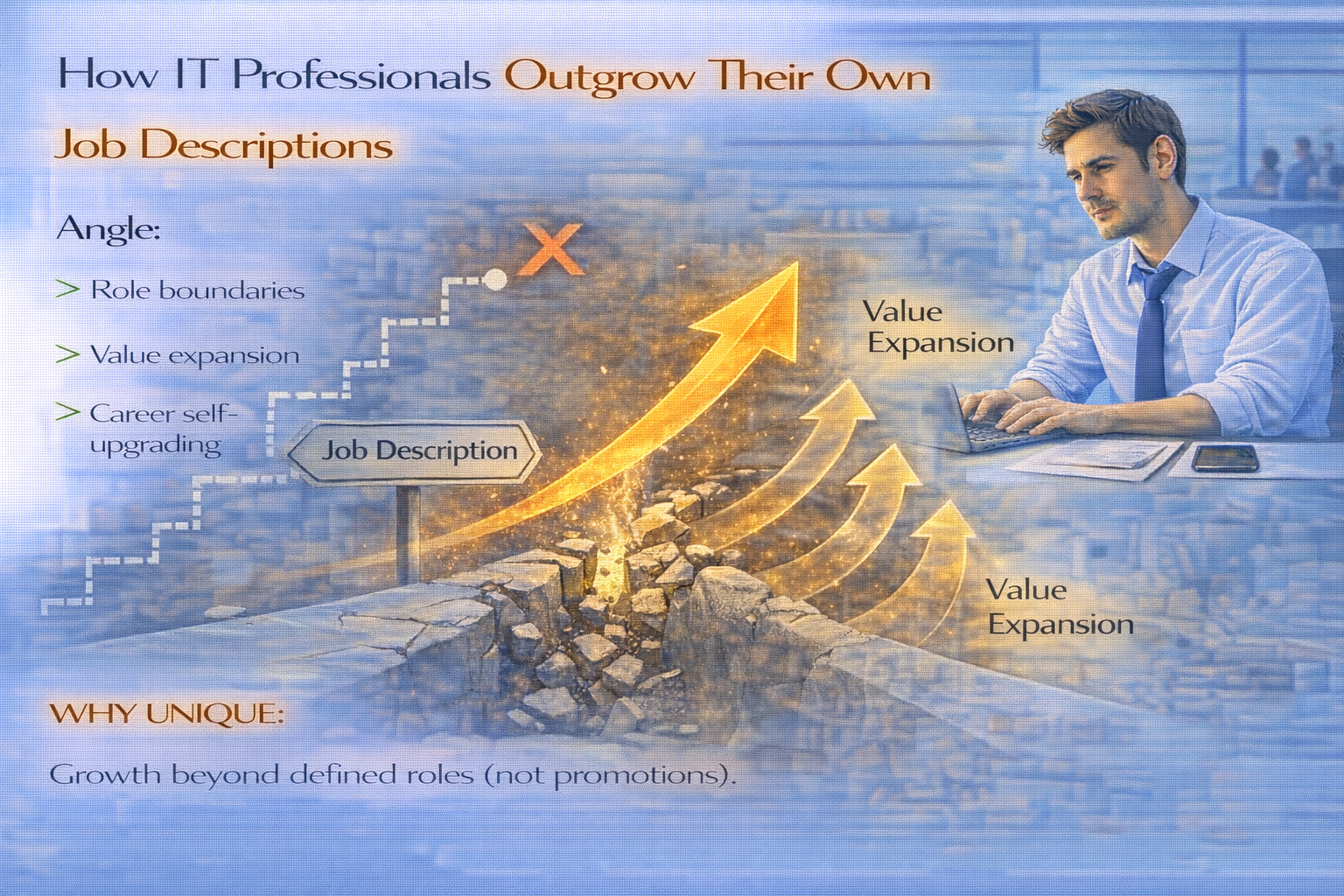 How IT professionals outgrow their own job descriptions