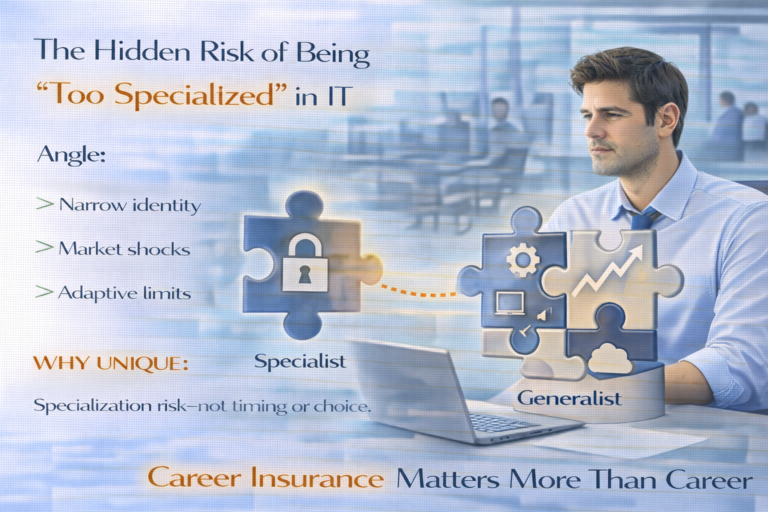 Hidden risks of being too specialized in IT careers