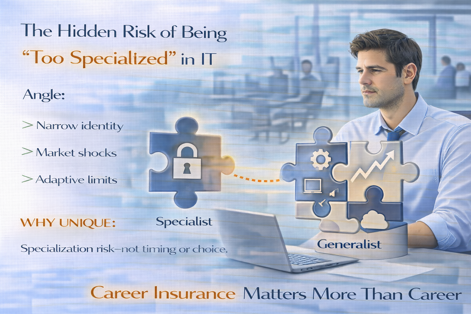 Hidden risks of being too specialized in IT careers