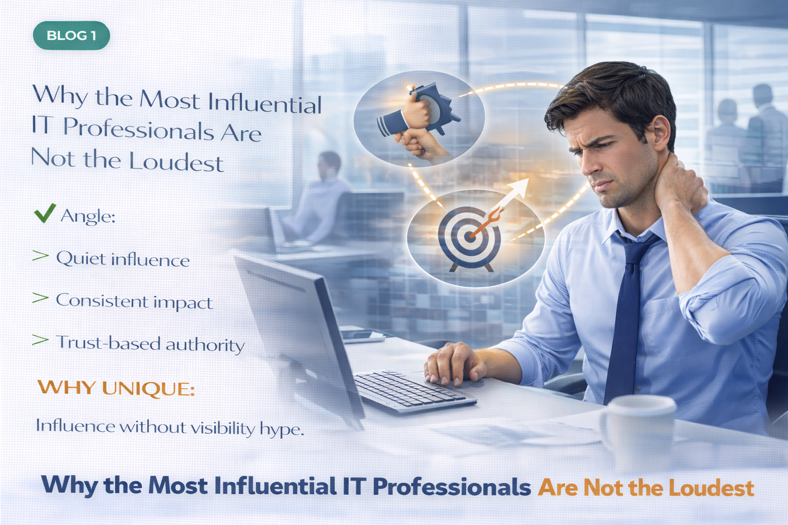 Why the most influential IT professionals are not the loudest