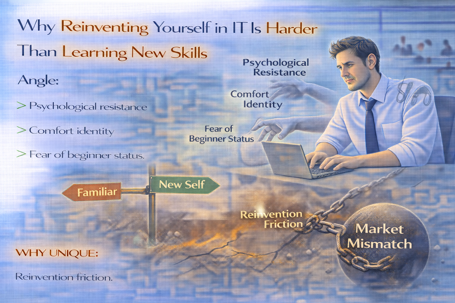 Why reinventing yourself in IT is harder than learning new skills