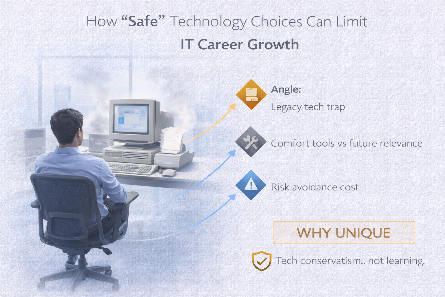 How safe technology choices can limit long-term IT career growth and relevance