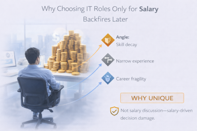 Why choosing IT roles only for salary can damage long-term career growth