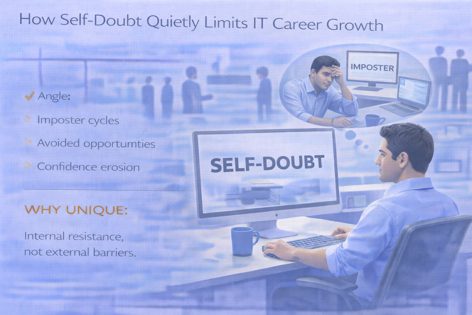 Self doubt limiting IT career growth and confidence