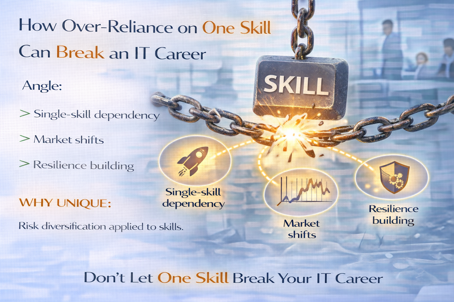 How over-reliance on one skill can break an IT career