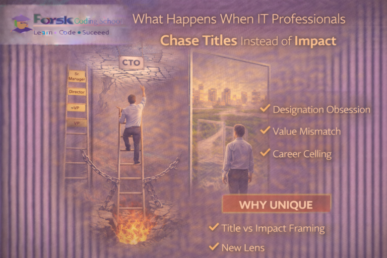 IT professional choosing title over real impact leading to stalled career growth