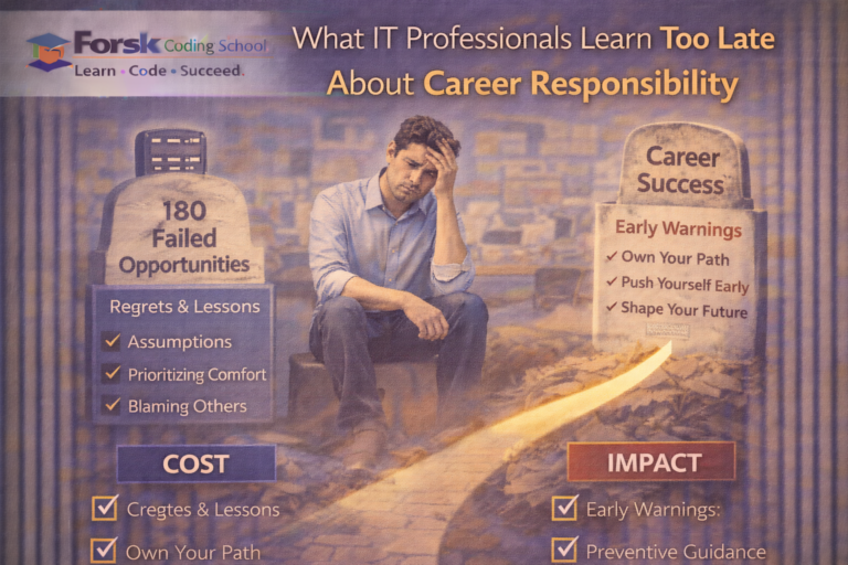 IT professional reflecting on career responsibility, regrets, and missed early warnings
