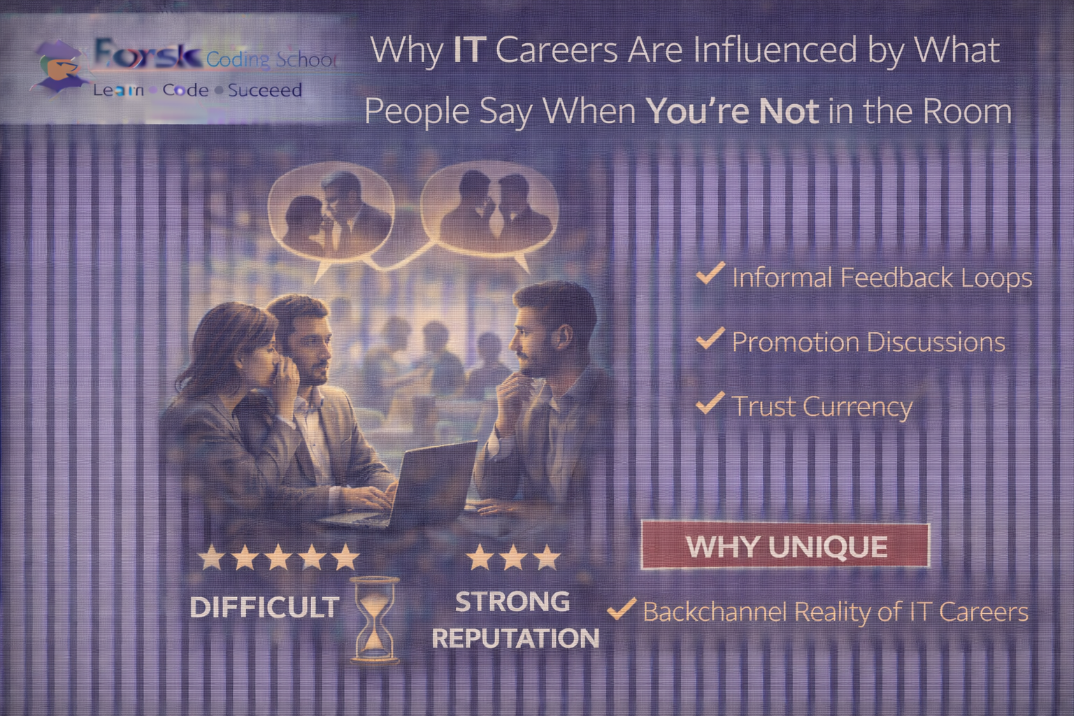 IT professionals discussed in informal promotion conversations and feedback loops