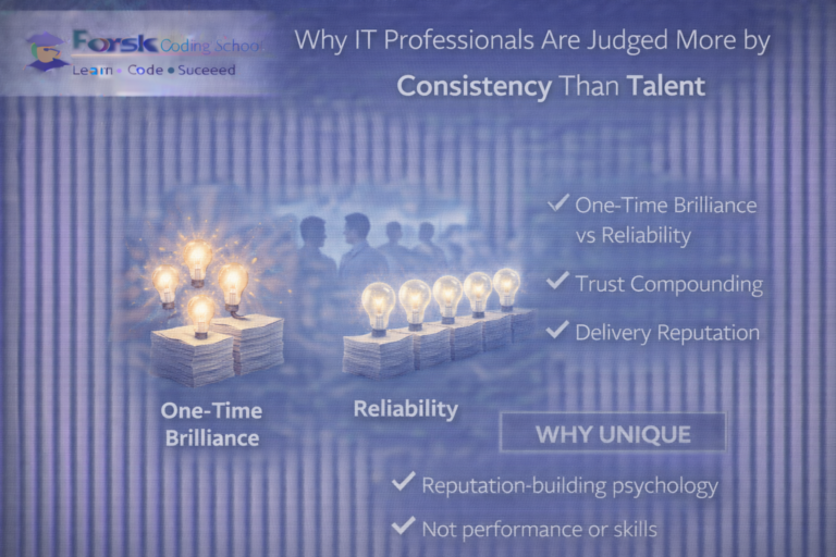IT professional delivering consistently and building trust over time