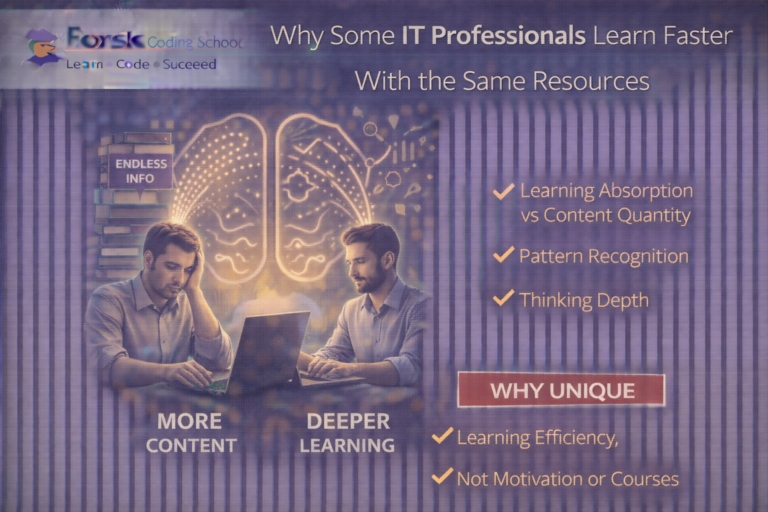 IT professionals learning faster through deep thinking and pattern recognition