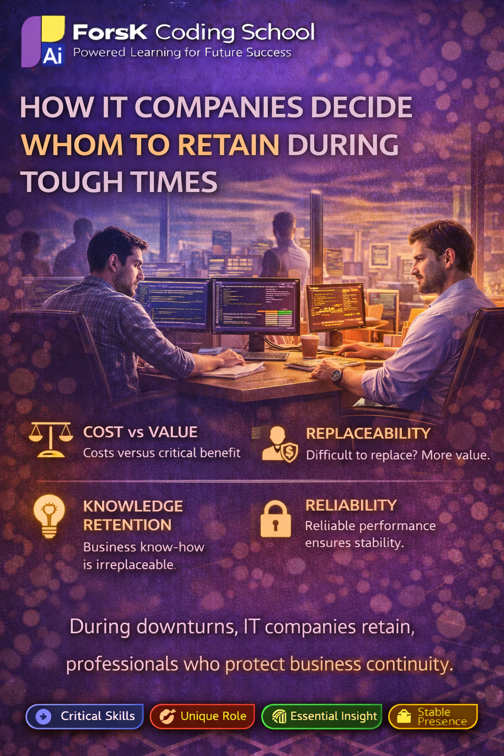 How IT Companies Decide Whom to Retain During Tough Times