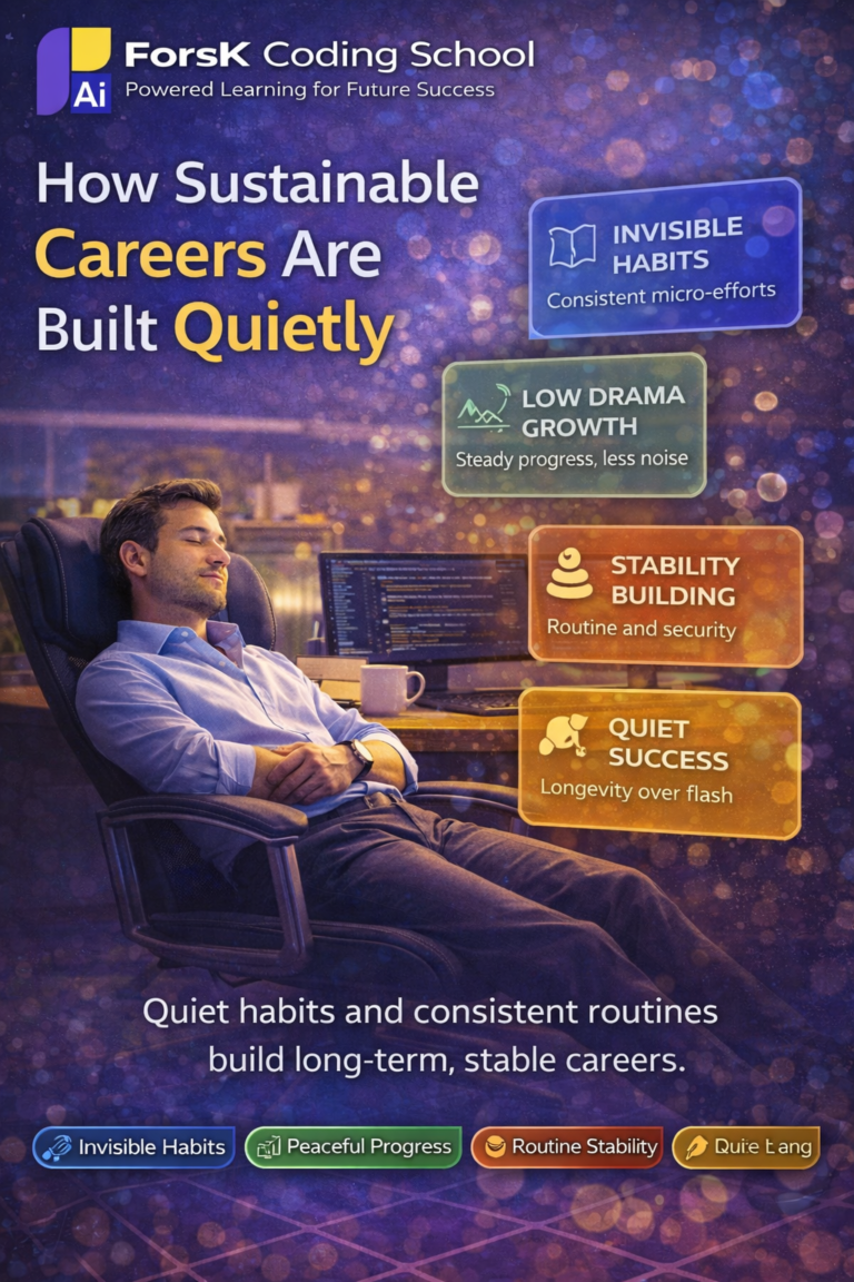 How Sustainable Careers Are Built Quietly