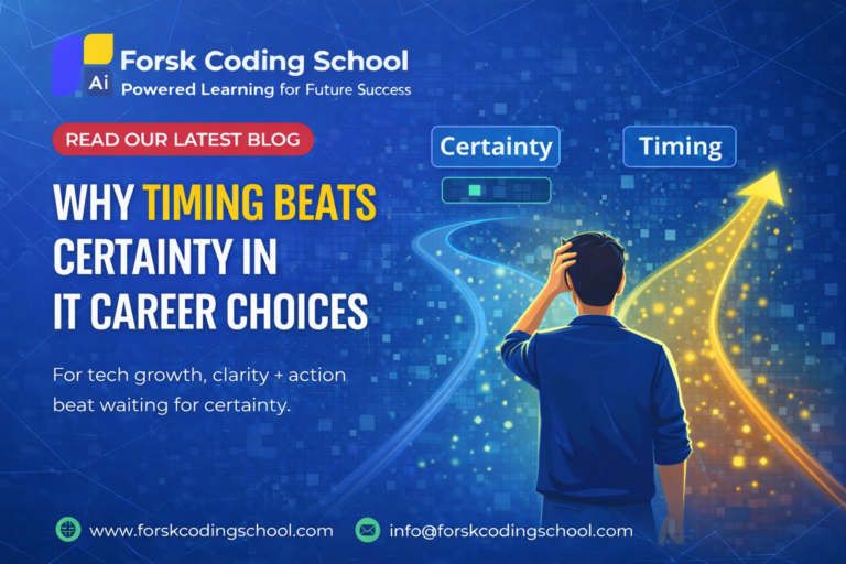 Software developer choosing between waiting for certainty and taking timely action