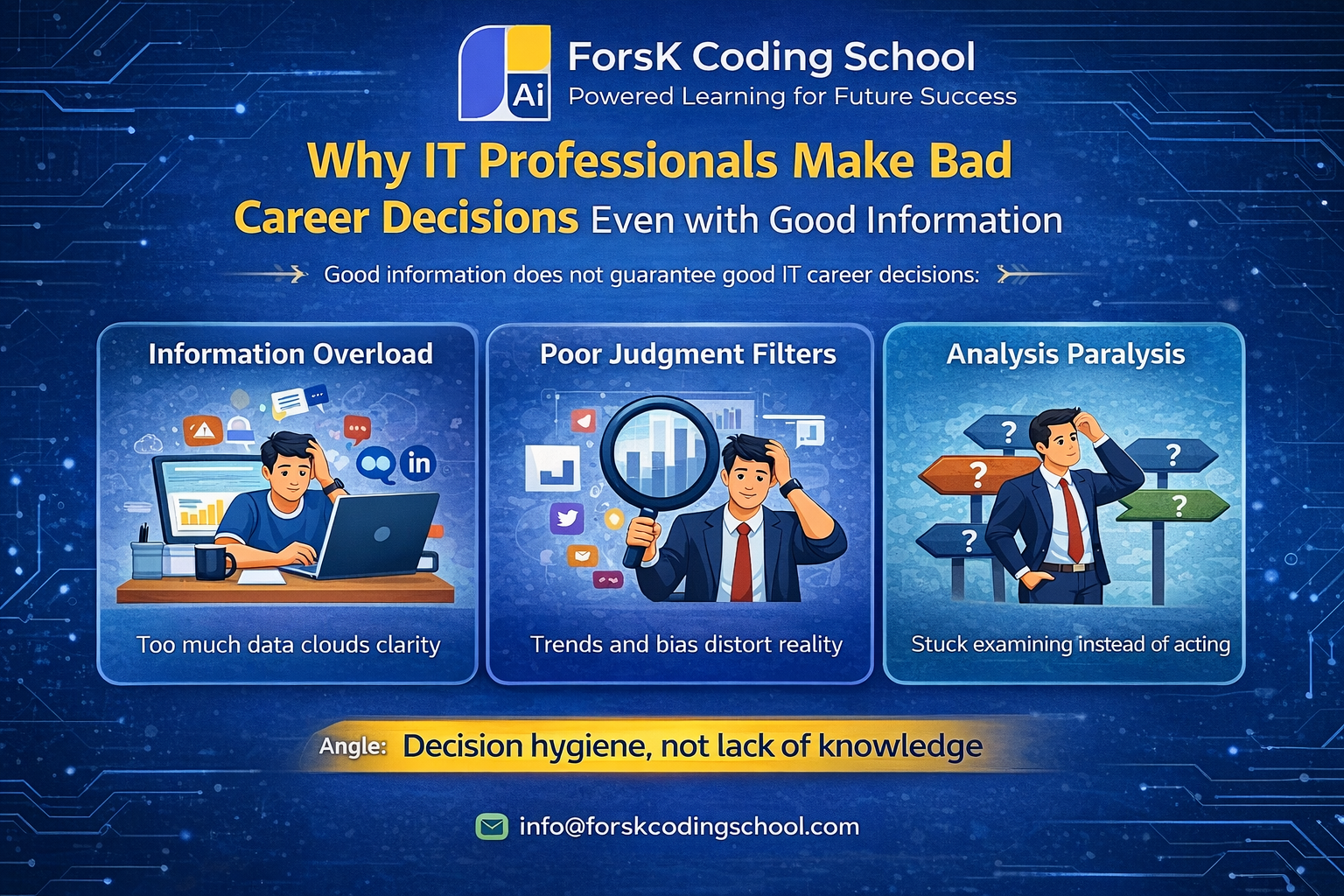Why IT Professionals Make Bad Career Decisions Even with Good Information