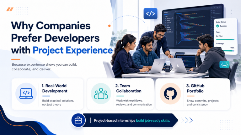 why companies prefer developers with project experience and GitHub portfolios
