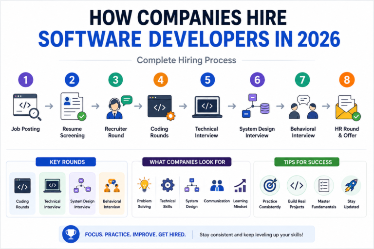 software developer hiring process resume coding system design interview